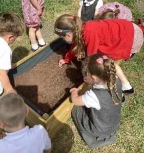 Child gardening