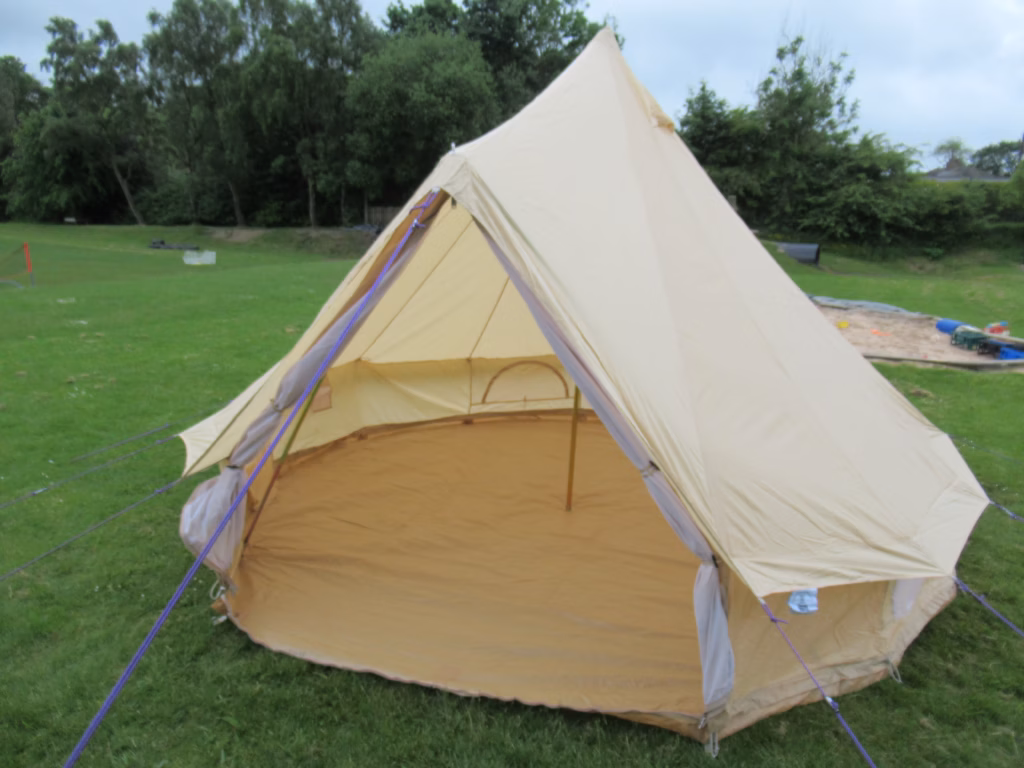 Photograph of a bell tent